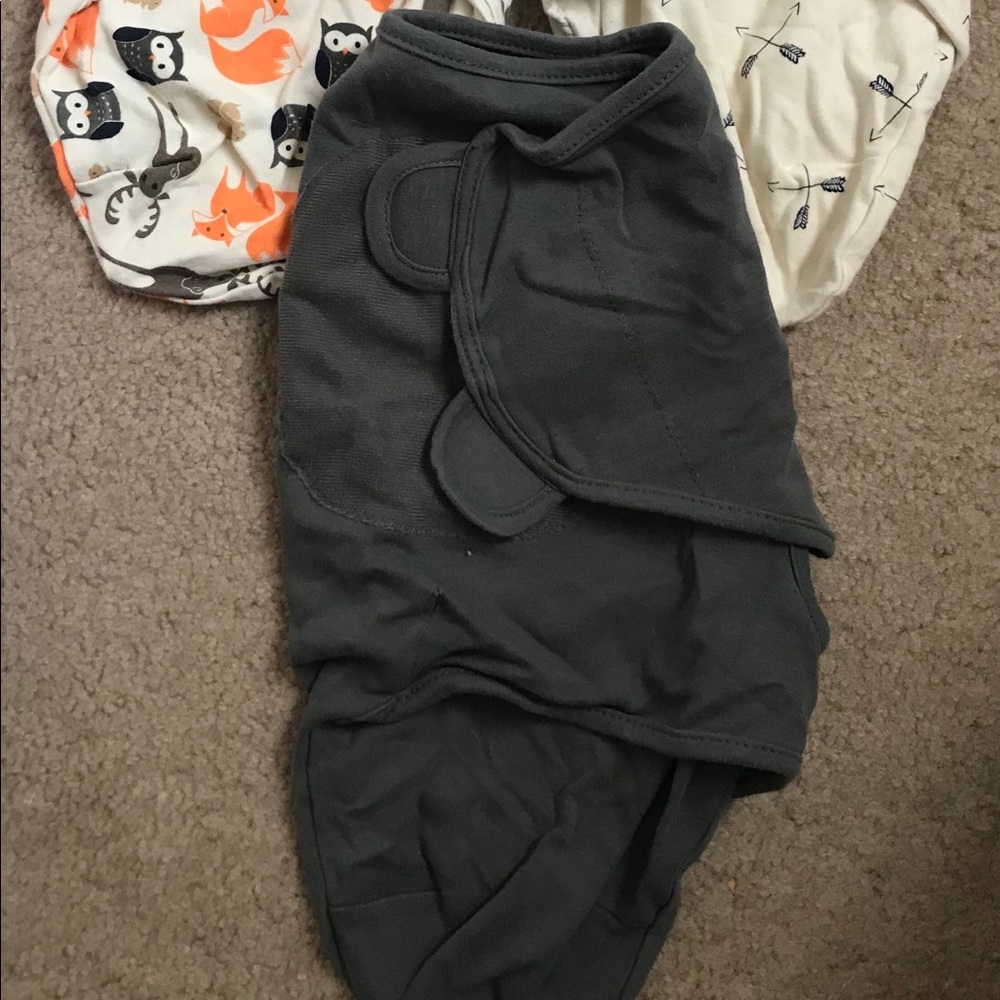 3 small HB sleep swaddles
